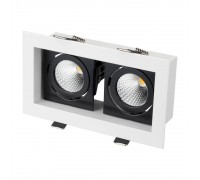 Встраиваемый светодиодный светильник Arlight CL-Kardan-S180x102-2x9W Day 024129