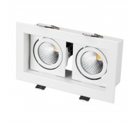 Встраиваемый светодиодный светильник Arlight CL-Kardan-S180x102-2x9W Day 024138