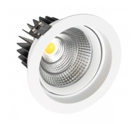 Встраиваемый светодиодный светильник Arlight LTD-140WH 25W Warm White 032618