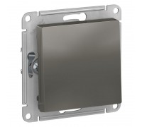 Выключатель одноклавишный Schneider Electric AtlasDesign 10A 250V сталь ATN000911